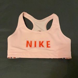 Pink Nike Sports Bra Reversible Design - size Small